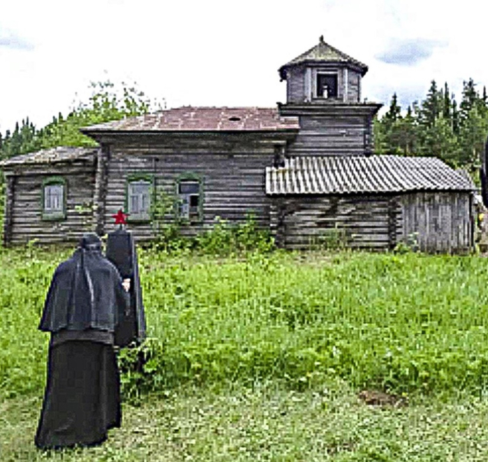 Комса. Часовня, 1910-е гг. (700x661, 454Kb)