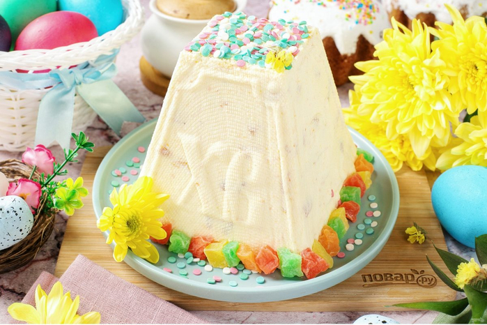 царская творожная пасха без выпечки десерт по-королевски (700x466, 402Kb)