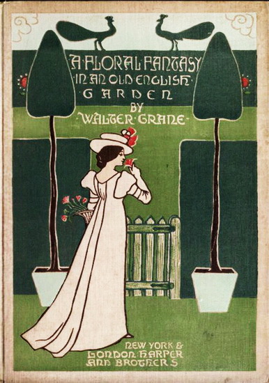 1899 A Floral Fantasy in an Old English Garden (1899) (386x550, 100Kb)