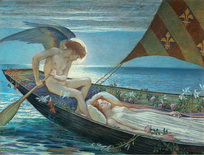 1902 A Dream (Voyage de Rêve) , .17 x 25 cms National Gallery Praha 1 (700x532, 200Kb)