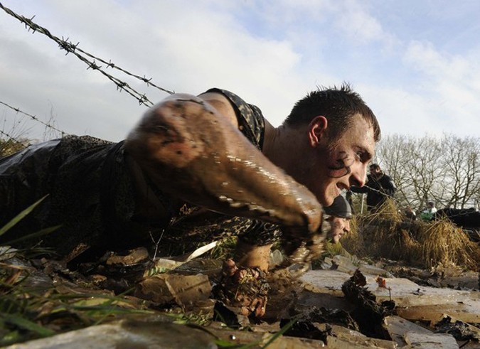      ,  (Tough Guy contest in Perton, Staffordshire)