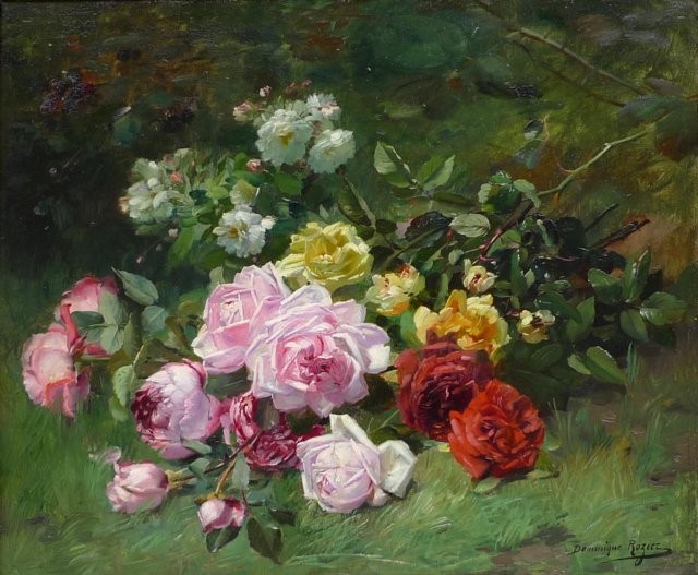 Dominic Rozier - Still life of roses