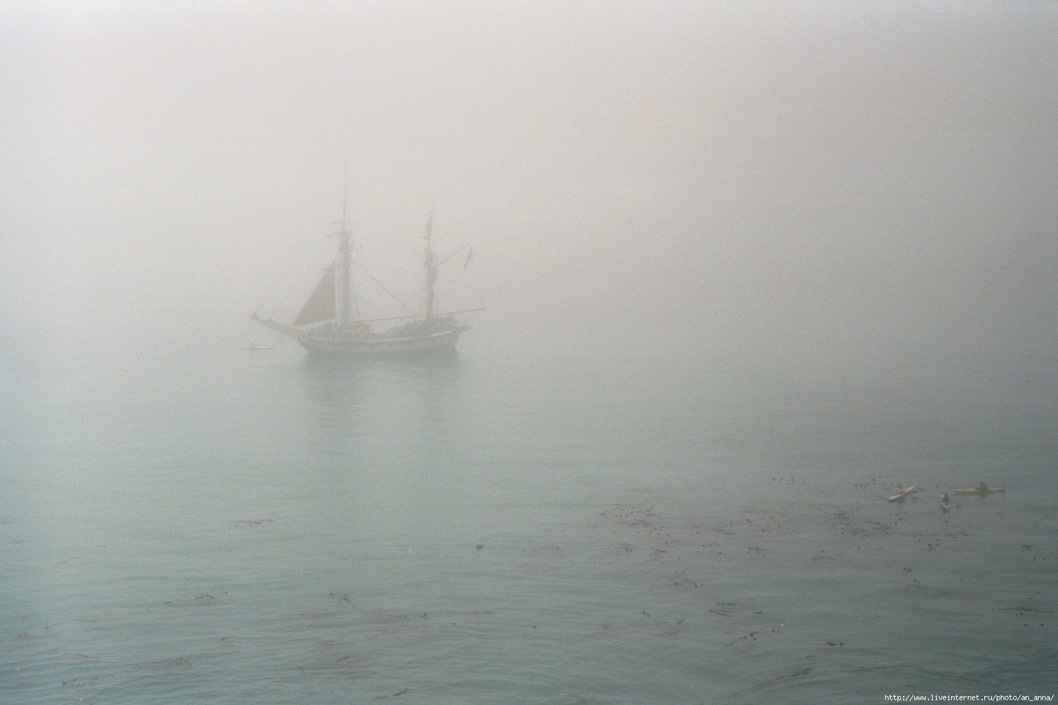 Штиль туман. Корабль в тумане. Судно в тумане. Парусник в тумане. Море в тумане.