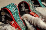 Women in Traditional Costume , Ladakh Annual Festival 2008 , Leh , Ladakh , Jammu and Kashmir , India