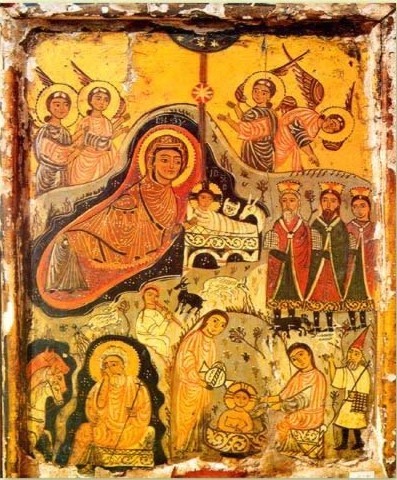 The Nativity of Our Savior Jesus Christ. 7th to 9th century. St.Catherine Monastary in Sinai