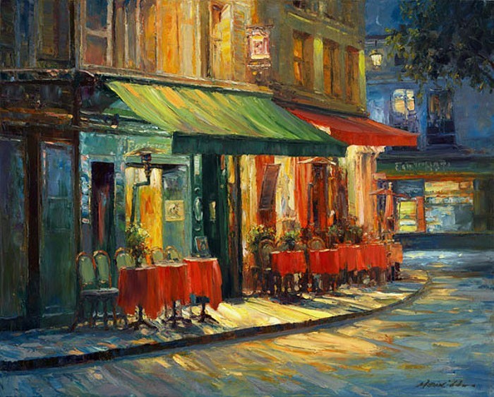 Cafe in Montmartre.