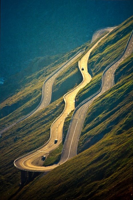 Dave Clayton and I cycled this pass in 1989. I think it is the Furka pass in the Swiss Alps, but  I might be mistaken.