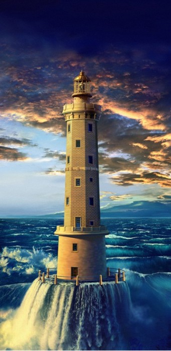  Golden Lighthouse 