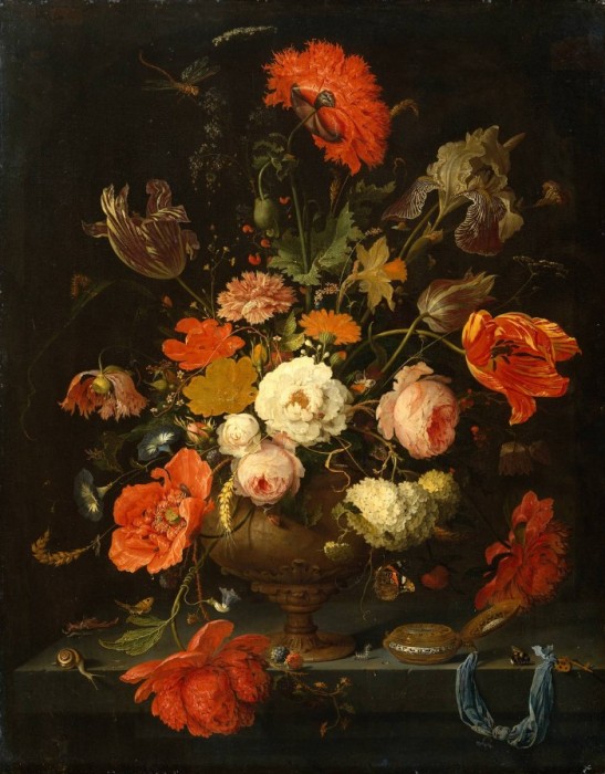 Abraham Mignon - Still Life with Flowers