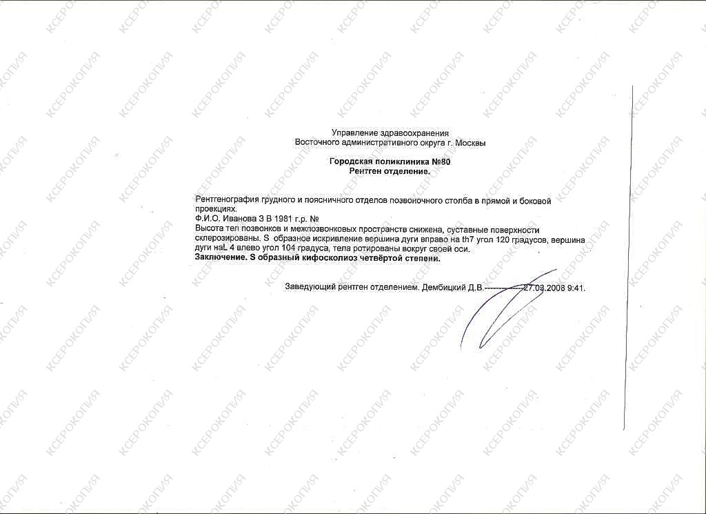 Характеристика врача рентгенолога образец