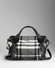 [+] ?- ?&quot;BURBERRY&quot; MEDIUM CHECK BELTED TOTE