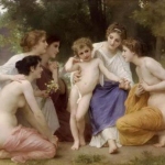 Adolphe-William Bouguereau (1825-1905) "Admiration" (1895)