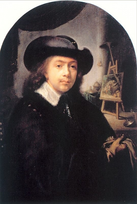 Self-Portrait 1645 Oil on panel Private collection, Spain.