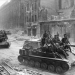 Самоходное орудие СУ-76 на улице Берлина  1945