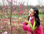 Young Lady n Peach Flower 2