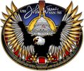 [+] ?- The official crest of the Virginia-class attack submarine Pre-Commissioning Unit (PCU) John Warner (