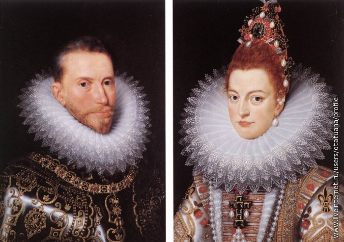 POURBUS, Frans the Younger. Archdukes Albert and Isabella