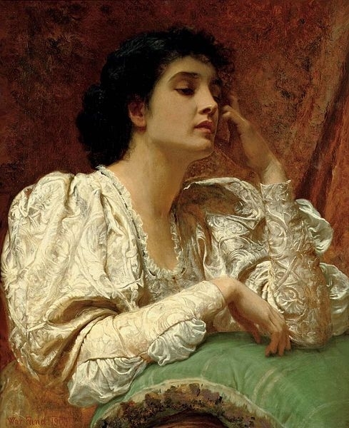 Charles Edward Perugini (1839-1918) Oh for the Touch of a Vanished Hand