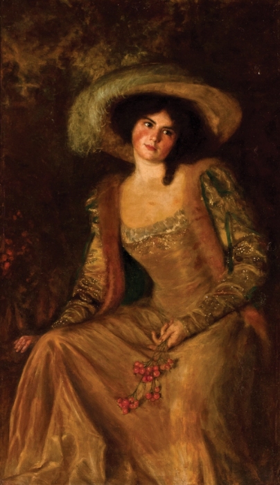 ADELE HERTER, American (1869-1946), Portrait of Miss Phyllis de Kay