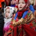 Масленичные гуляния 2013, девочка в русском наряде