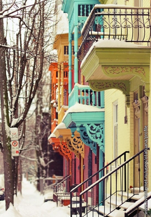 Snowy Day, Montreal, Canada