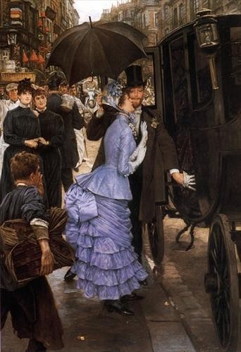 James Jacques-Joseph Tissot  French, 1836 - 1902 The Traveller Date: 1883-5