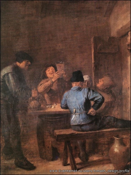BROUWER  Adriaen In  The  Tavern