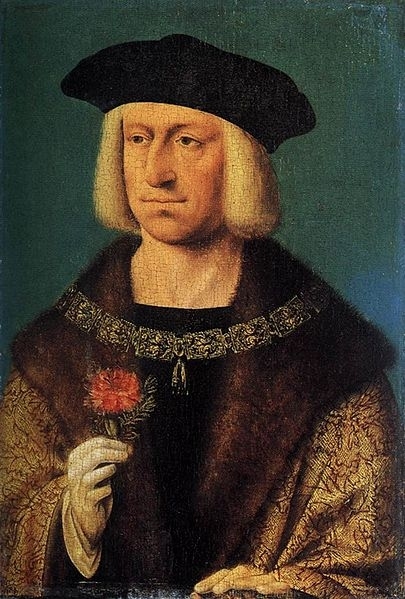 	workshop of / atelier van Joos van Cleve (ca. 1485-1540/1541) (14851541)  Title	 English: Portrait of Maximilian I (1459-1519), emperor of the Holy Roman Empire.